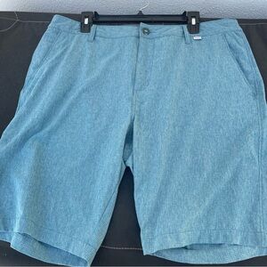 LINKSOUL Teal Golf Shorts Men’s 36